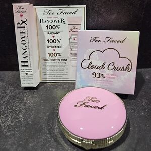 Too Faced Cloud Crush Blurring Powder Blush & Mini Hangover Replenishing Primer